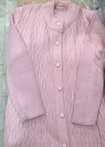 Pink Knit Cardigan