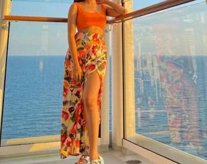 Crepe Skirt