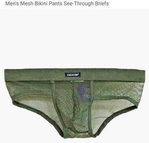 Mesh see through Briefs