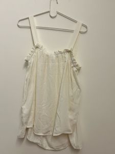 H&amp;M White Sleeveless Top