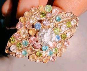 5 Combo Rhinestone Ring Set