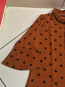 Cute Vintage Polka Dot Top