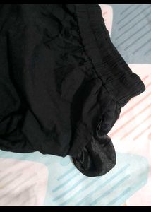 Black Embroidered Pants
