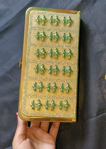 Richy Looks Party Wear 2 in 1 Clutch Metal