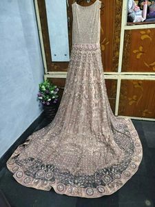 Pakistani Embroidered Tail Gown