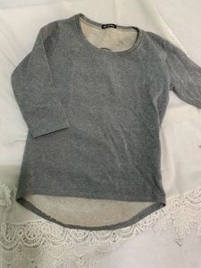 Styled Back Silver Top