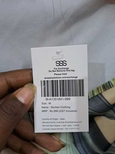 New SSS Top With Tag