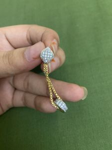 DIAMOND FINISH EARRINGS