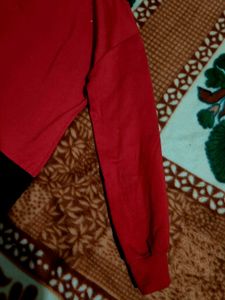 Red Hoodie with 'Hope' Slogan