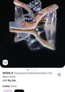 Moda X Transparent Heels