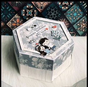 Customized Hexagonal Explosion Box