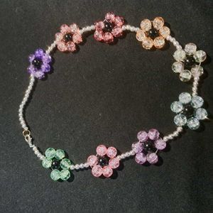 Floral Beaded Necklace