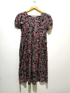 Floral Print Midi Dress