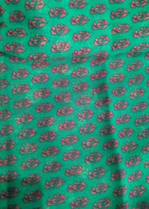 Printed Green Saree Sale