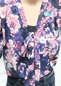 Floral Sheer Blouse