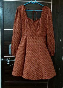 Floral Print Fit & Flare Dress