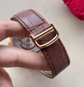 Cartier Watch with Leather Strap