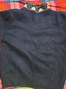 Embroidered Knit Pullover