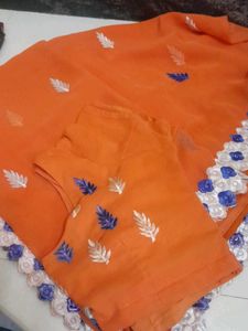 Sarees With Blouse And Petticoat