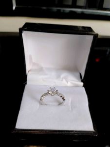 Diamond Ring Pure Silver 925