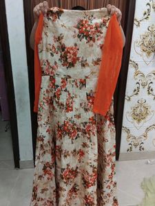 Floral Print Kurta