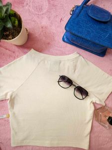 Cropped Top With Vibrant Animated Print