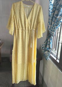Yellow Women Maxi Dress