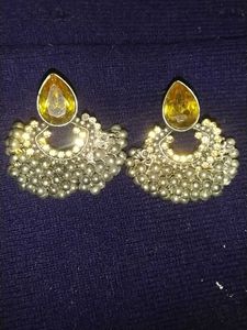 Black Metal Earrings Beautiful