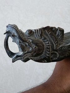 Unknown Vintage African Wooden Carving (Instrument
