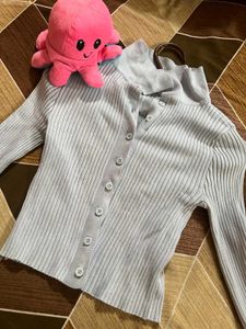 Cute Light Blue Top