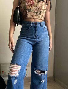 Off Duty India High Waist Baggy Jeans