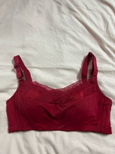 Red Lace Bra