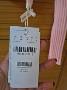 Pink Flower Button Cardigan