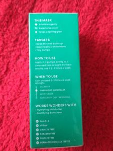Foxtale Overnight Glow Mask Sealed pack