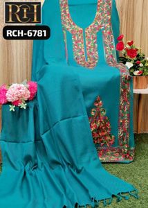 New Standard Wollen Kashmiri Dress full Embroidery