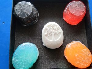 5 Organic Fruit Soaps@₹250