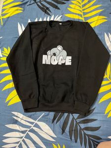 "Nope" Koala Black Sweatshirt