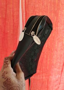 Black Backpack &amp; Mobile Sling Bag For Women