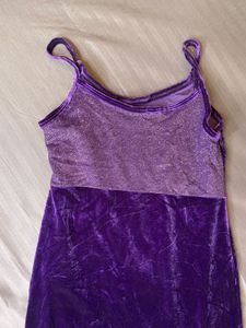 Purple Party Velvet Dress💜