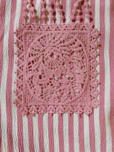 Pink Top With Cute Design 💜