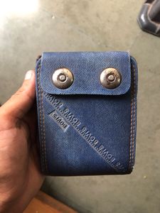 Bovi’s Blue Leather Fancy Wallet