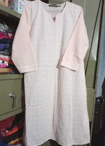 PINK EMBROIDERY 🪡 🩷KURTA