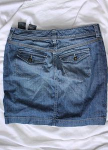 Vintage Denim Mini Skirt