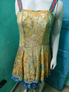 Floral Lace Mini Dress