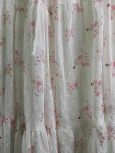 Floral Tiered Maxi Skirt