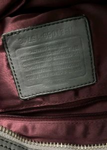 Coach silver gray Mia tote