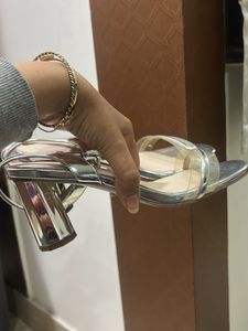 Russo Brunello Silver Heels