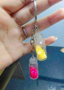Cute Glitter Keychain