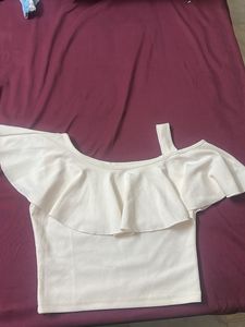 Ruffle One-Shoulder Top