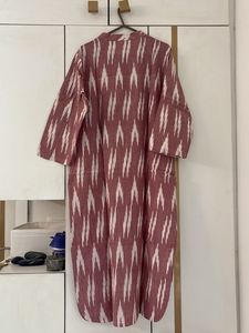 Dusty Pink &amp; White Print Kurti